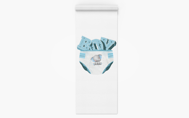Diaper Boy Daddy Fluid Proof Rimming Mat