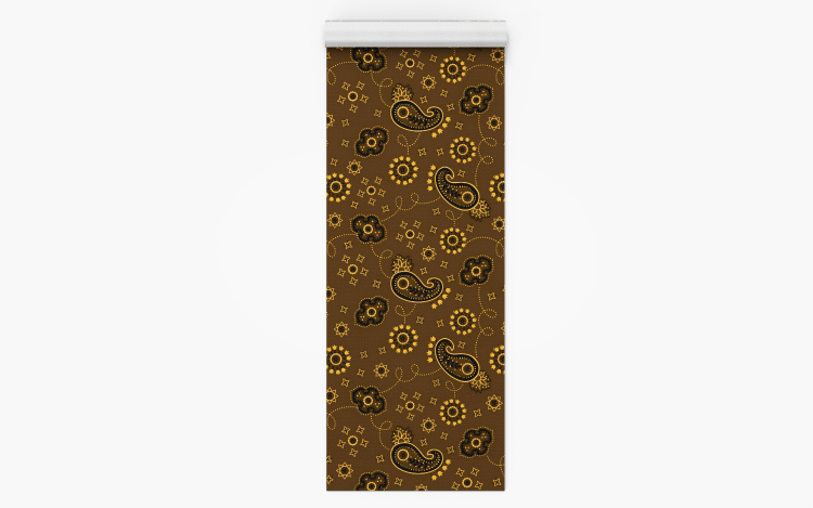 Hanky Code: Brown & Yellow Fluid Proof Rimming Mat