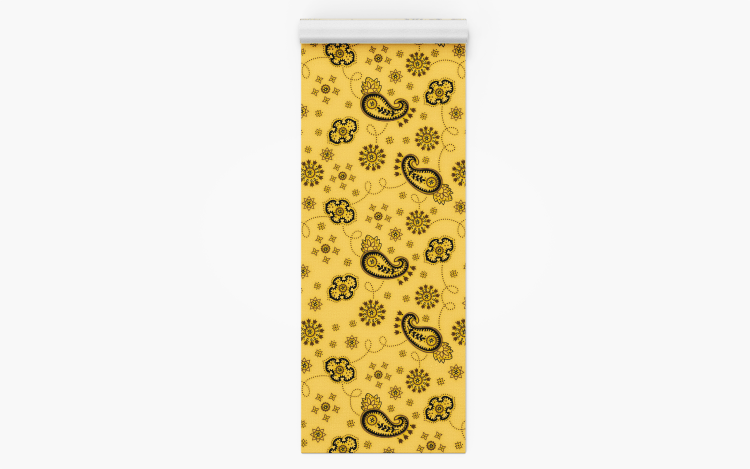 Hanky Code: Yellow & Brown Fluid Proof Rimming Mat
