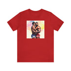 Gay Valentines: "Sunset Embrace" Tee - T-Shirt - Twisted Jezebel