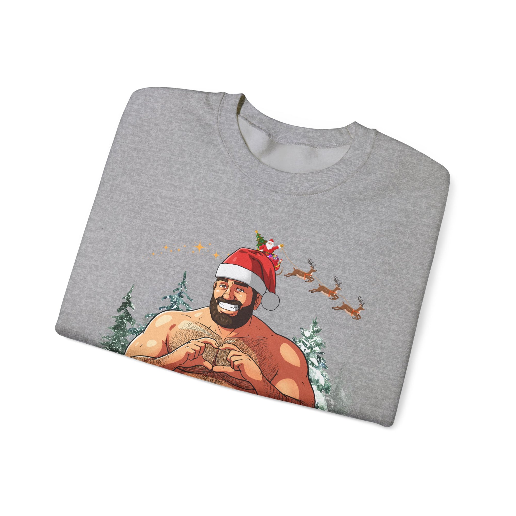 Big Nick (ahem, Dick) Energy Gildan Pullover, White Edition