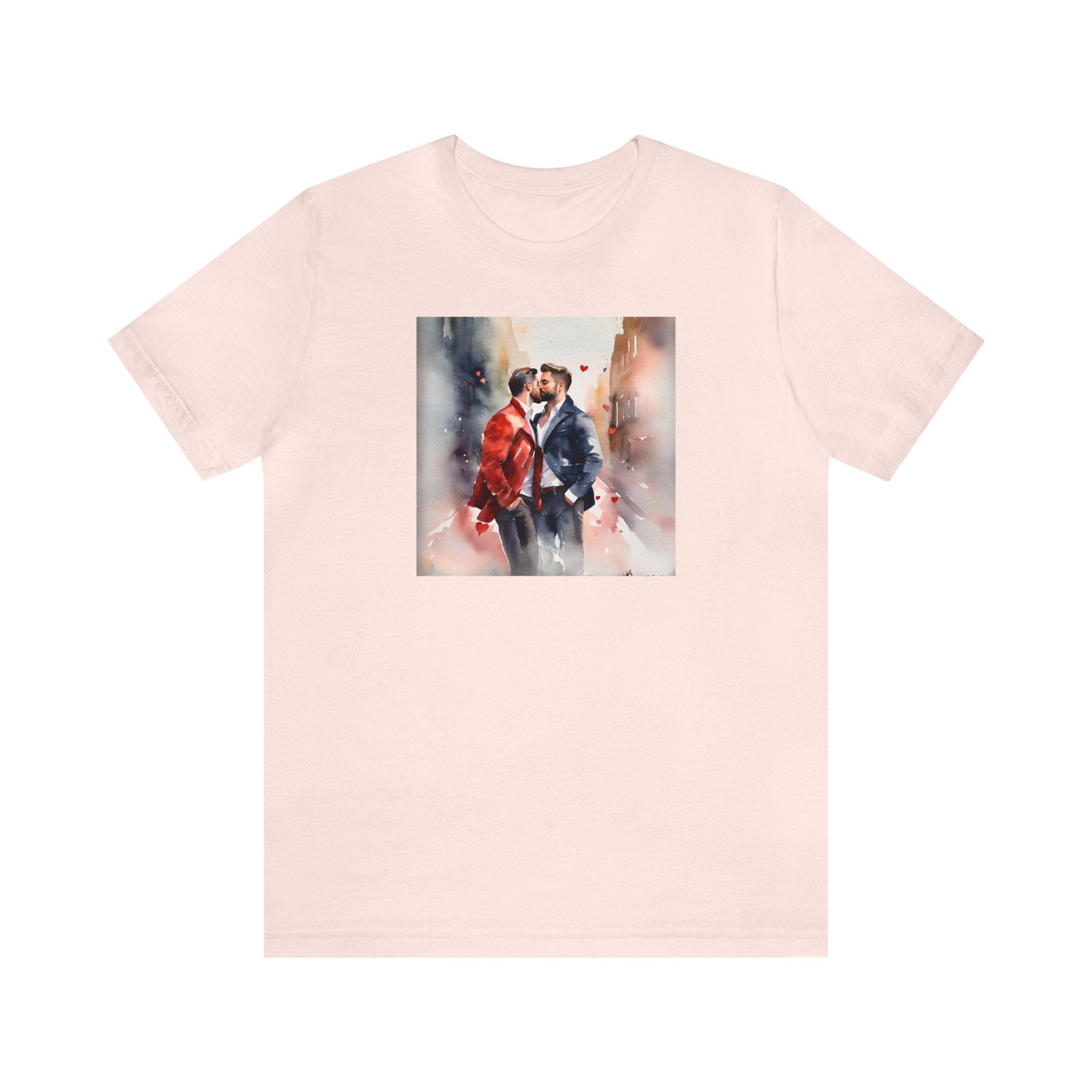Gay Valentines: "Heartfelt Kiss" Tee - T-Shirt - Twisted Jezebel
