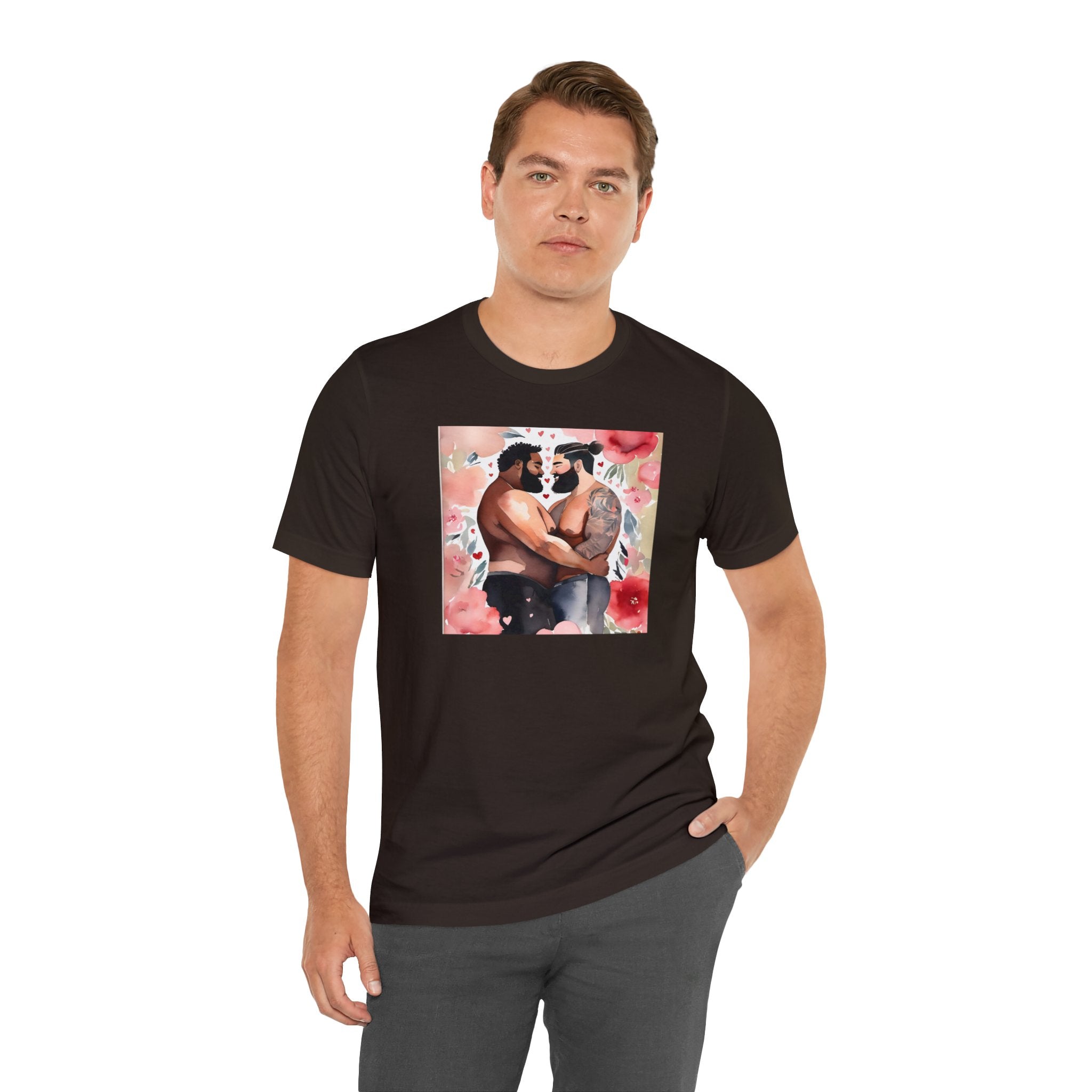 Gay Valentines: "Blossoming Love" Tee - T-Shirt - Twisted Jezebel