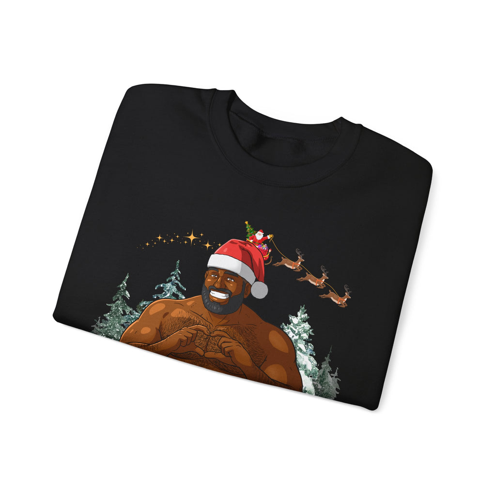 Big Nick (ahem, Dick) Energy Gildan Pullover, Black Edition