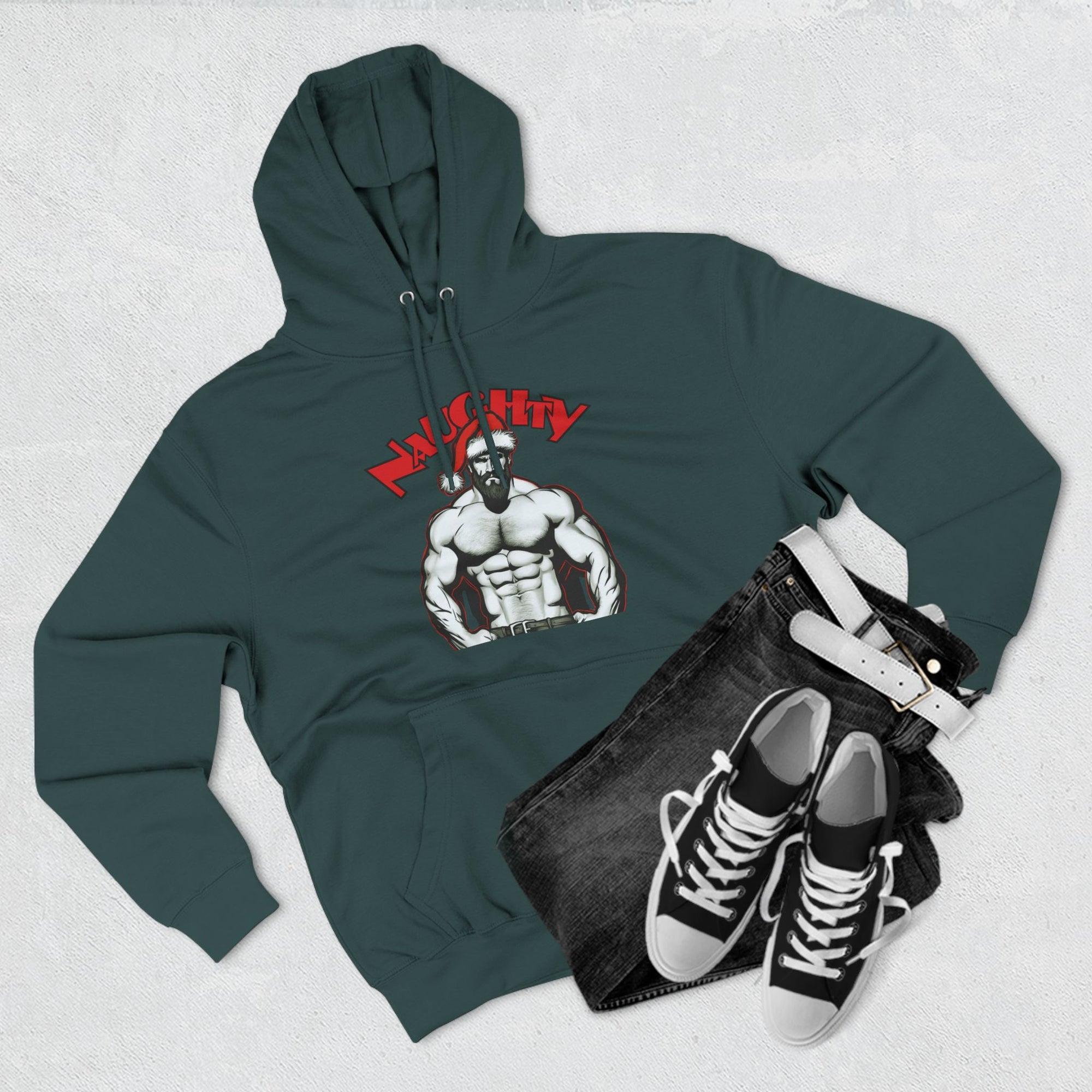 Naughty Daddy Three-Panel Fleece Hoodie