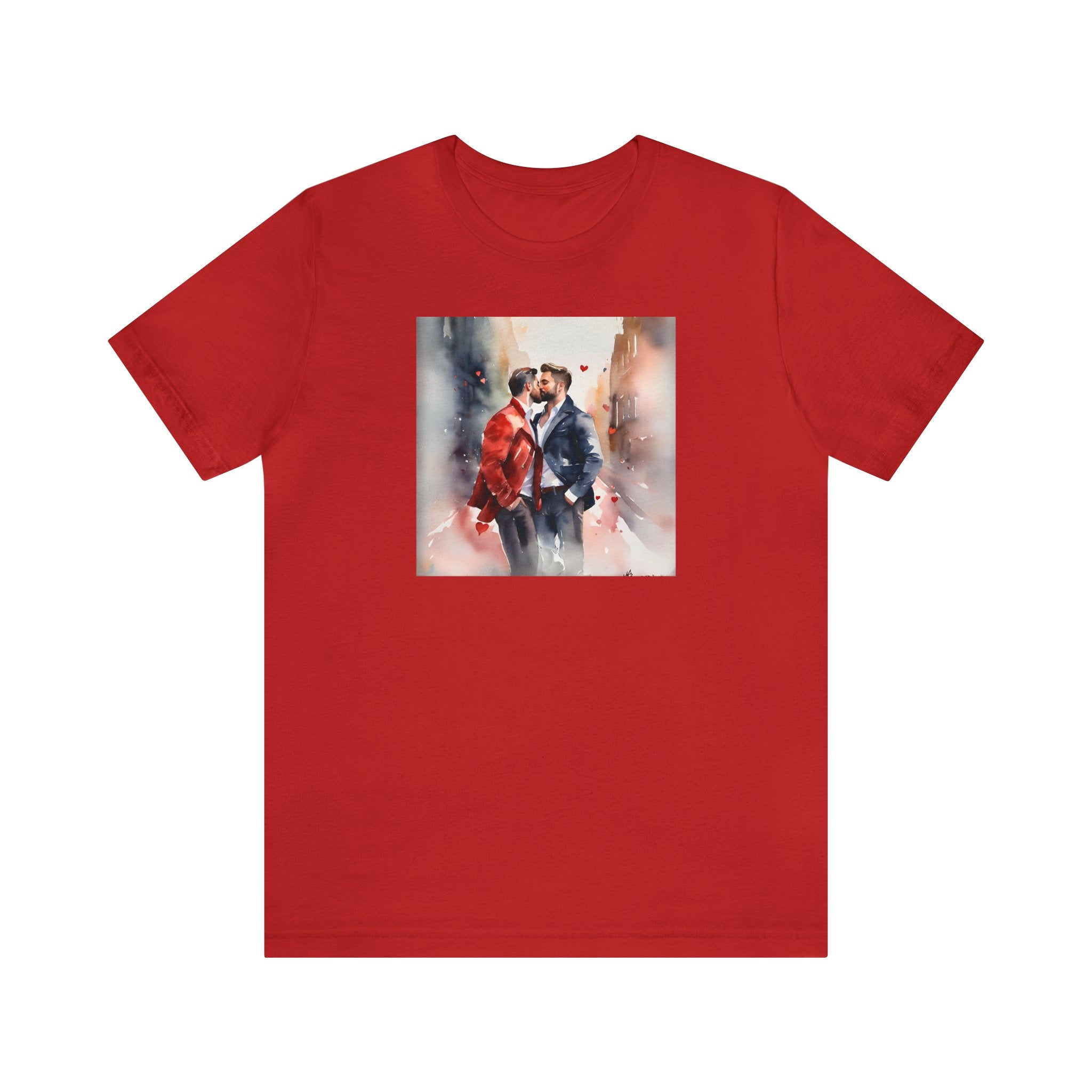 Gay Valentines: "Heartfelt Kiss" Tee - T-Shirt - Twisted Jezebel