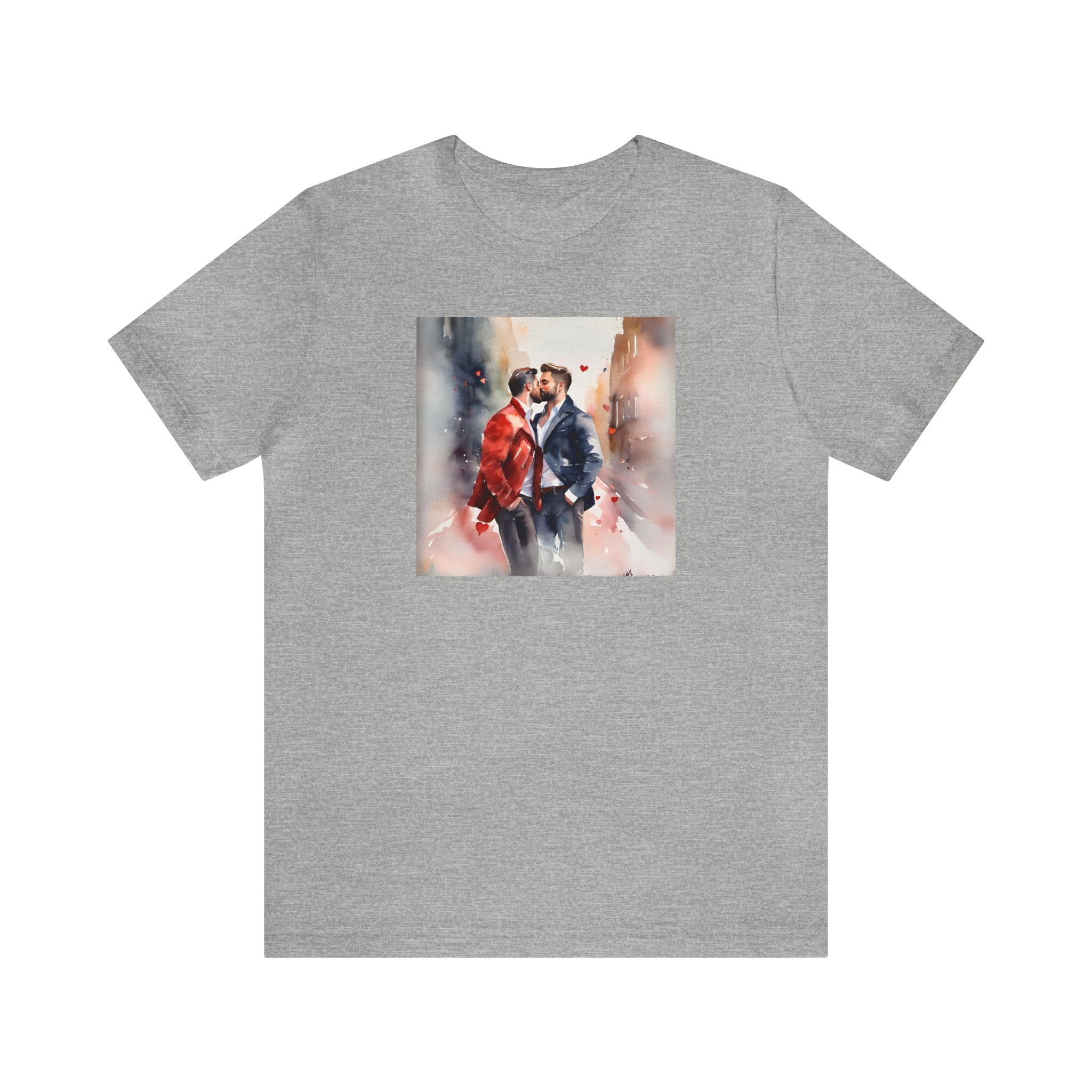 Gay Valentines: "Heartfelt Kiss" Tee - T-Shirt - Twisted Jezebel