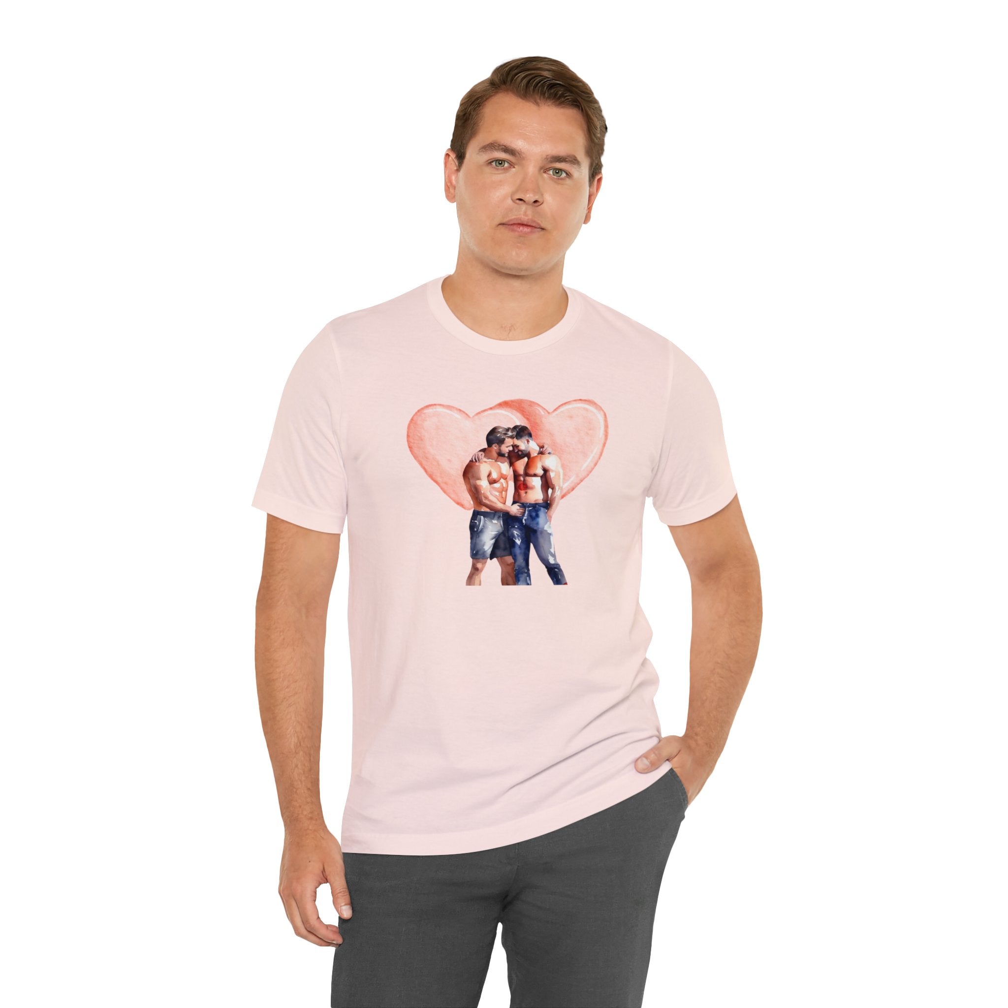 Gay Valentines: "Heartfelt Connection" Tee - T-Shirt - Twisted Jezebel