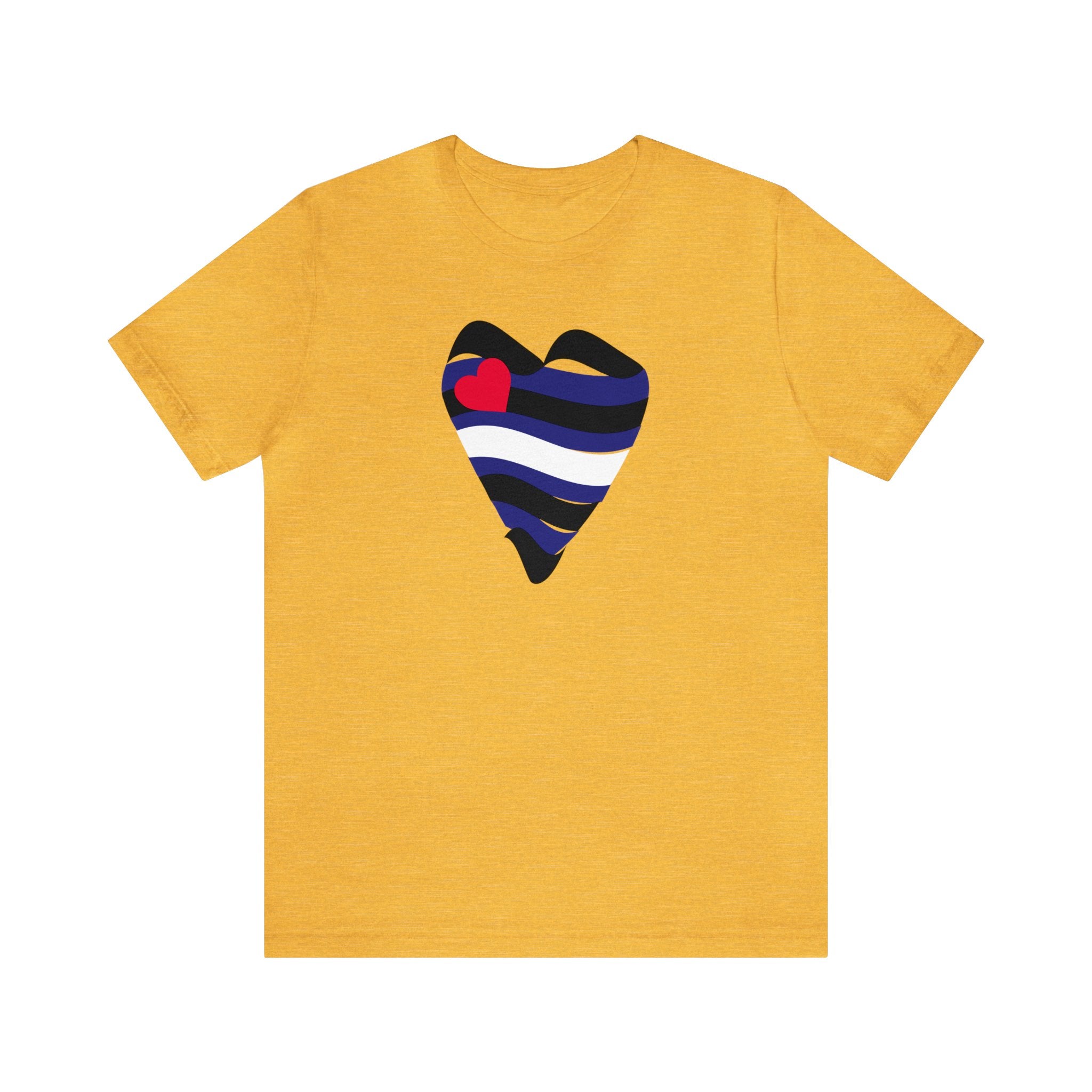 Leather Heart Tee - Tee - Twisted Jezebel