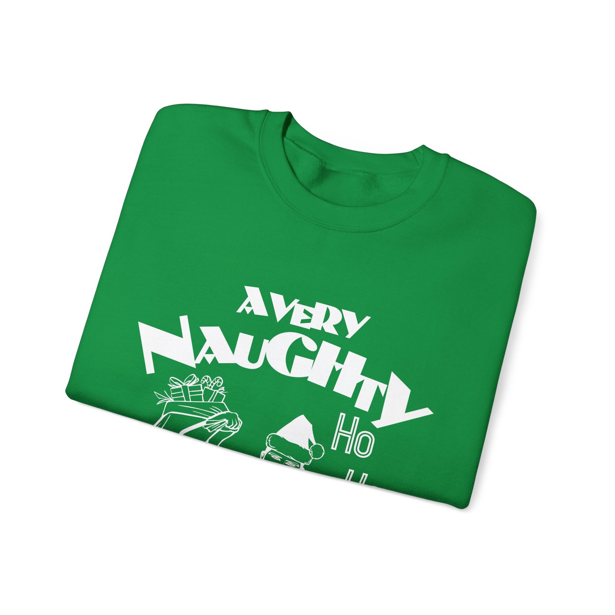 A Very Naughty Ho, Santa Muscle Bear Gildan Pullover