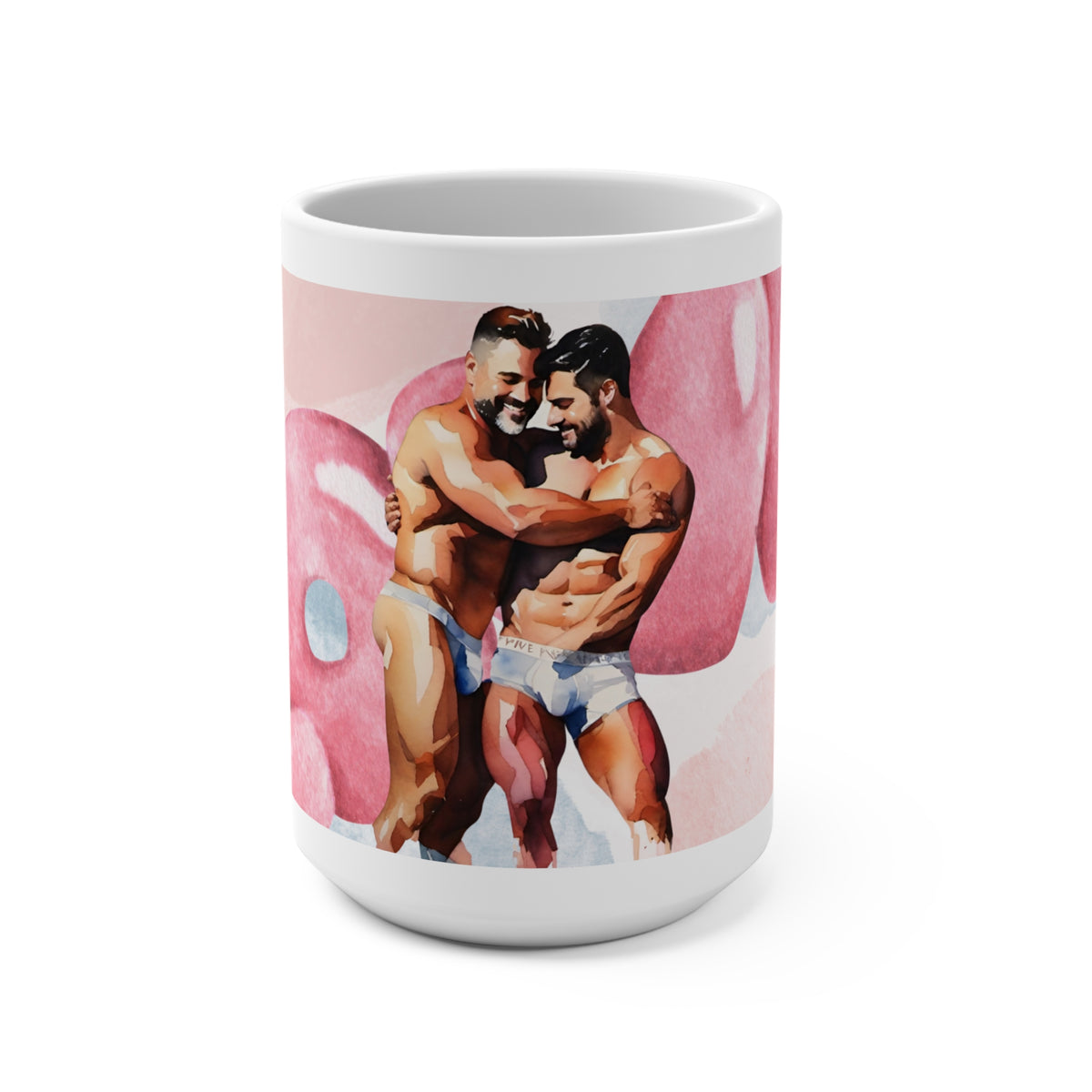 Gay Valentine: Embrace of Affection Mug - Mug - Twisted Jezebel