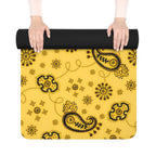 Hanky Code: Yellow & Brown Fluid Proof Rimming Mat