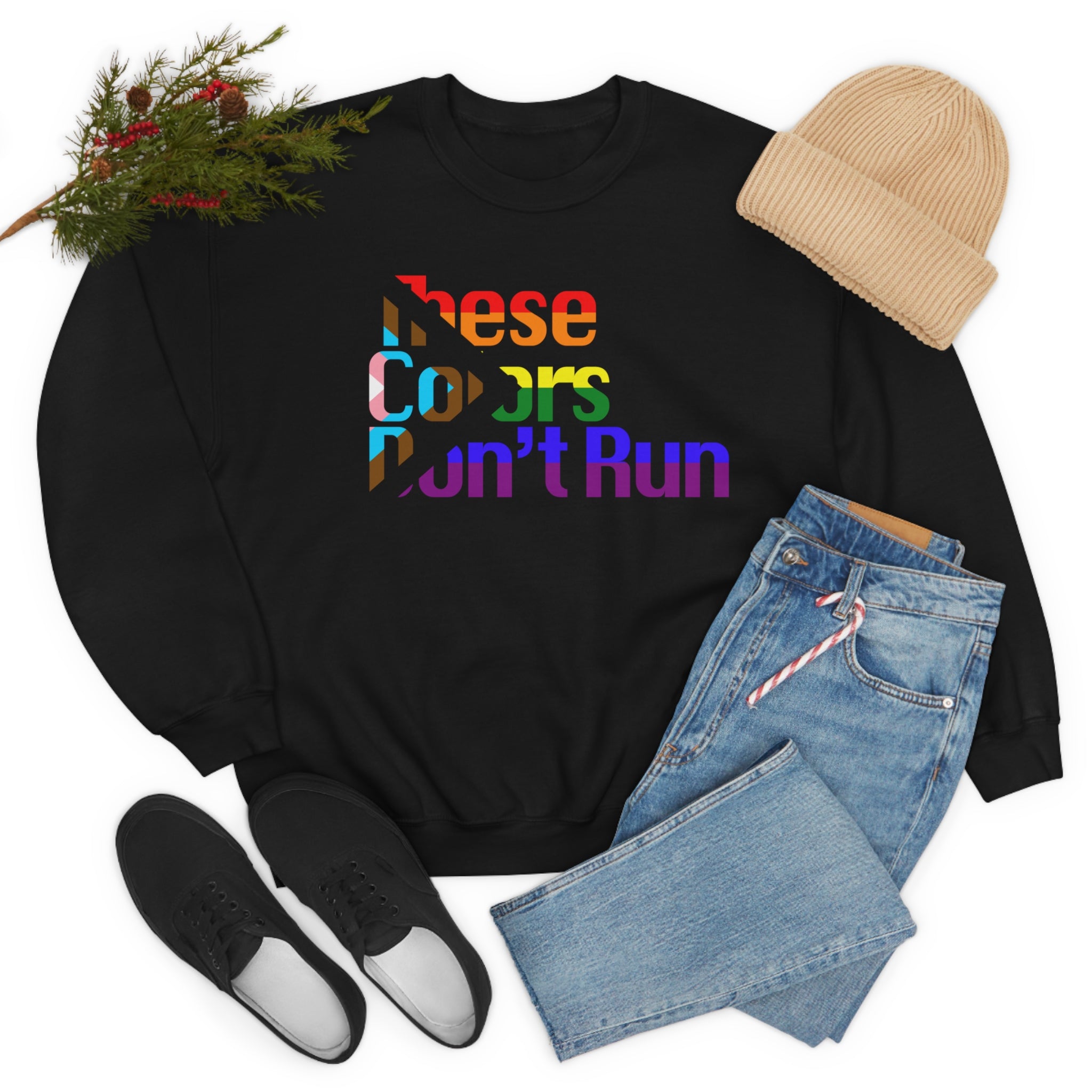 These Colors Don't Run Pullover - Sweatshirt - Twisted Jezebel