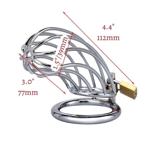 FreeFall Stainless Steel Chastity Cages - Chastity Cages - Twisted Jezebel