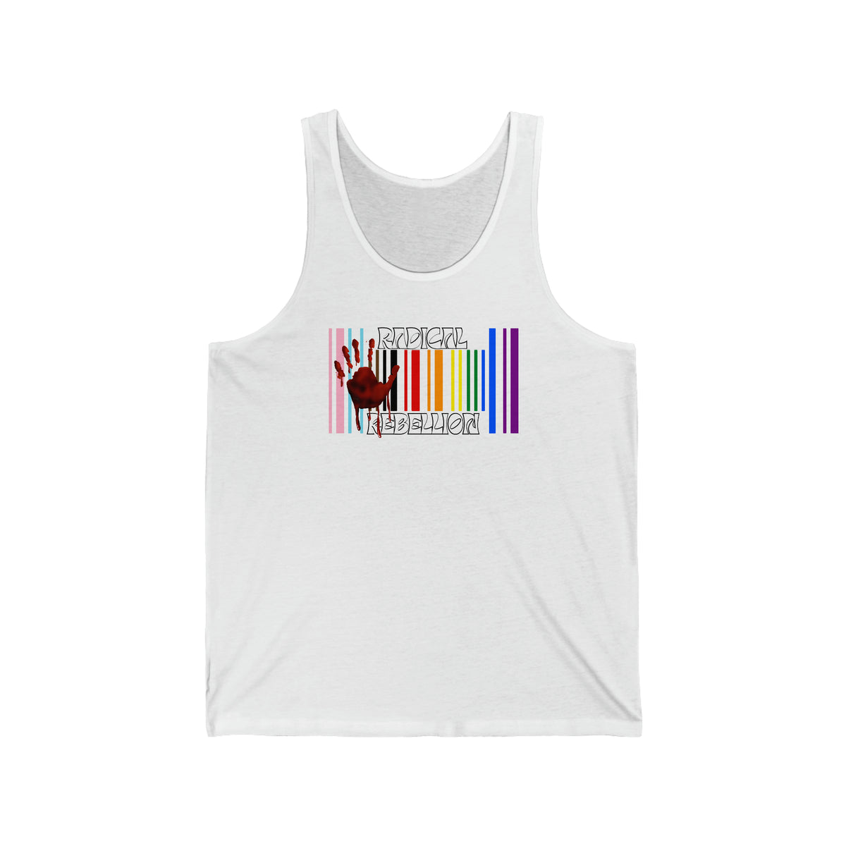 Radical Rainbow Rebellion, Blood On Your Hands Limited Edition Tank - Tank - Twisted Jezebel