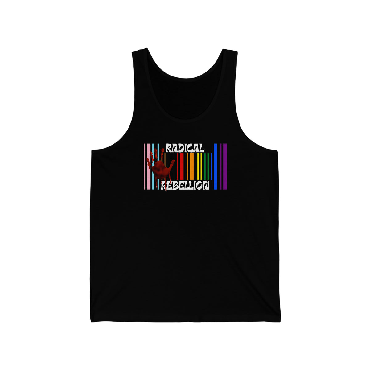 Radical Rainbow Rebellion, Blood On Your Hands Limited Edition Tank - Tank - Twisted Jezebel