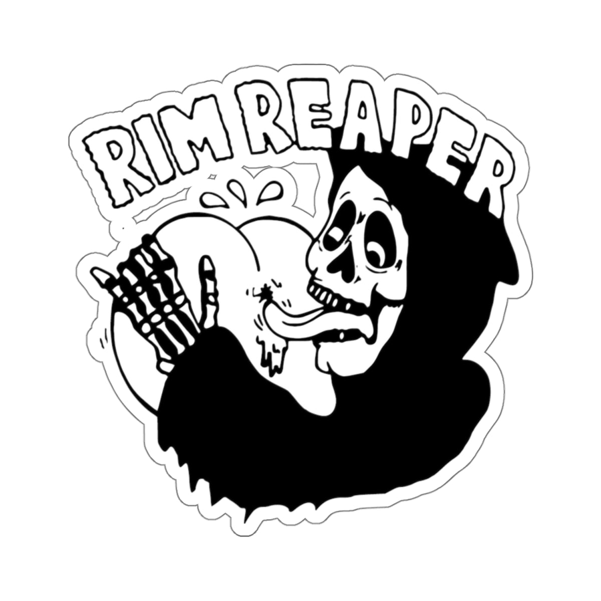 Rim Reaper Kiss-Cut Stickers - Paper products - Twisted Jezebel