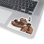 Men Rimming Kiss-Cut Stickers: Black Edition