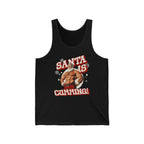 Santa Is Cumming Jersey Tank