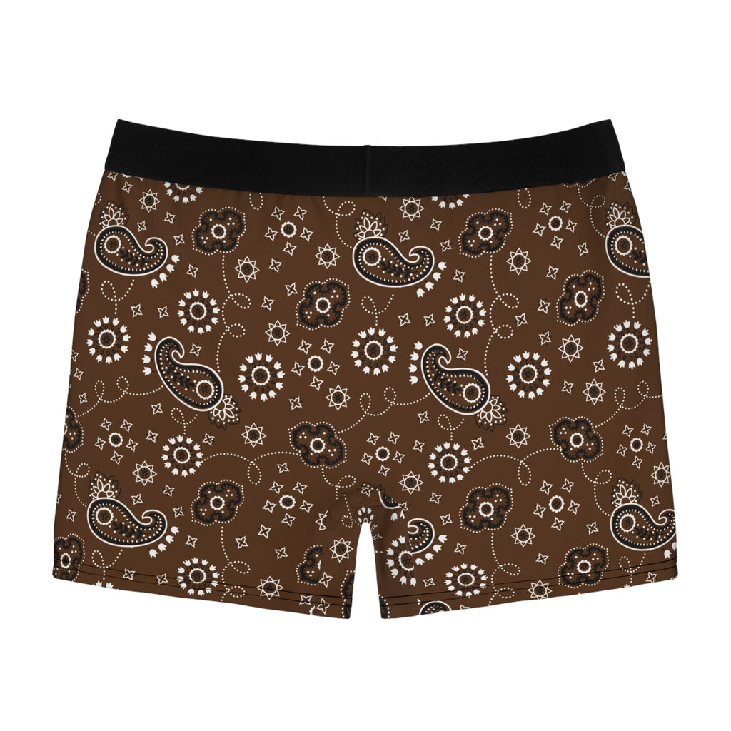 Men's Boxer Briefs Hanky Code: Brown