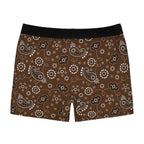 Men's Boxer Briefs Hanky Code: Brown