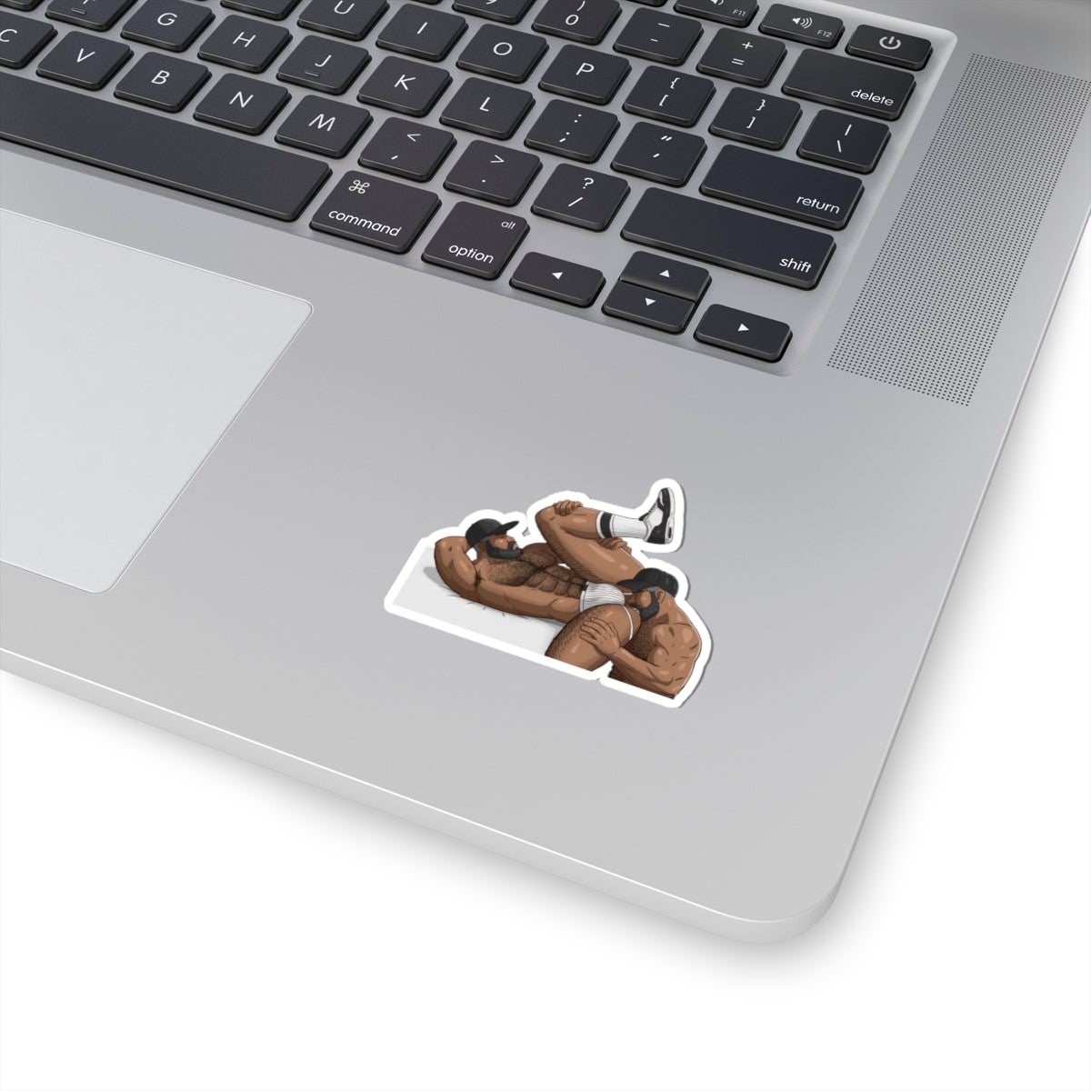 Men Rimming Kiss-Cut Stickers: Black Edition