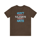 Won't Tolerate Hate Trans Pride Edition Tee