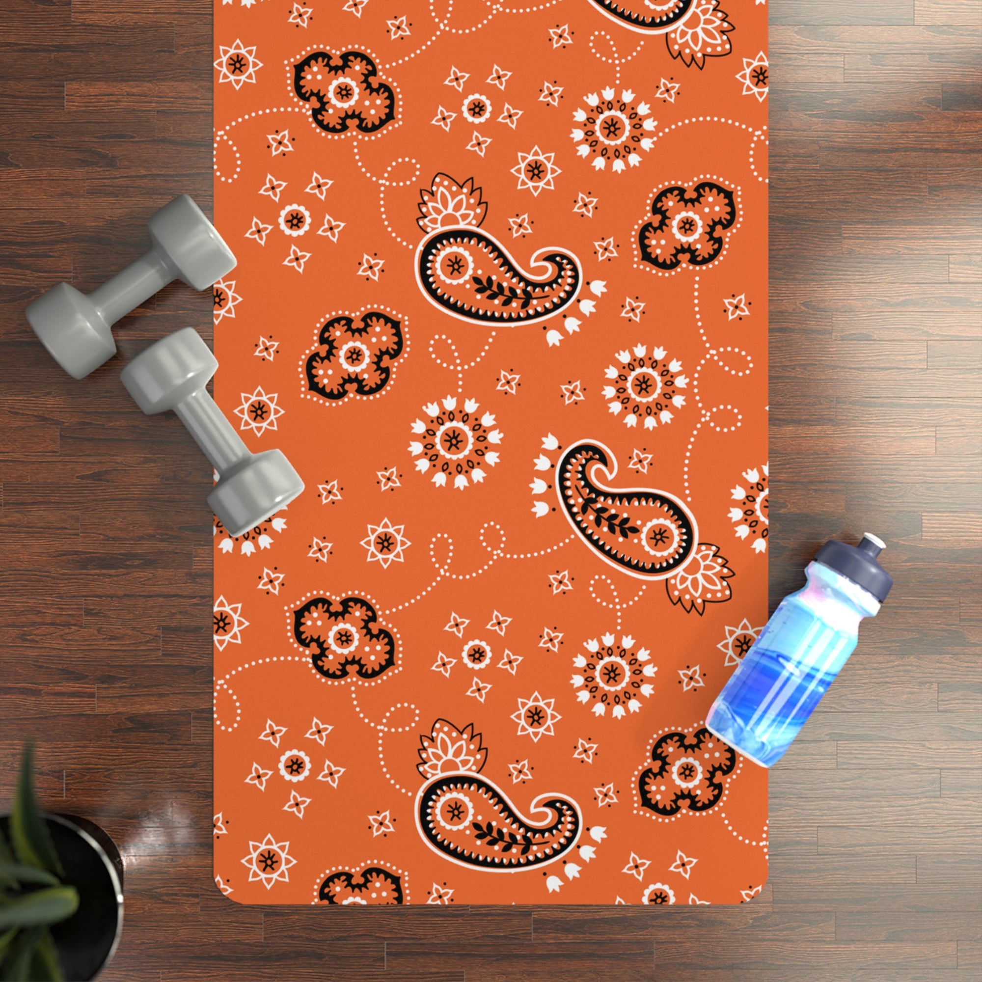 Hanky Code: Orange Fluid Proof Rimming Mat
