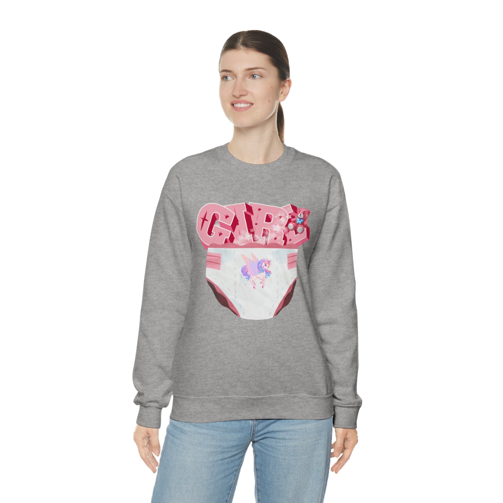 Diaper Girl Sweatshirt - Sweatshirt - Twisted Jezebel