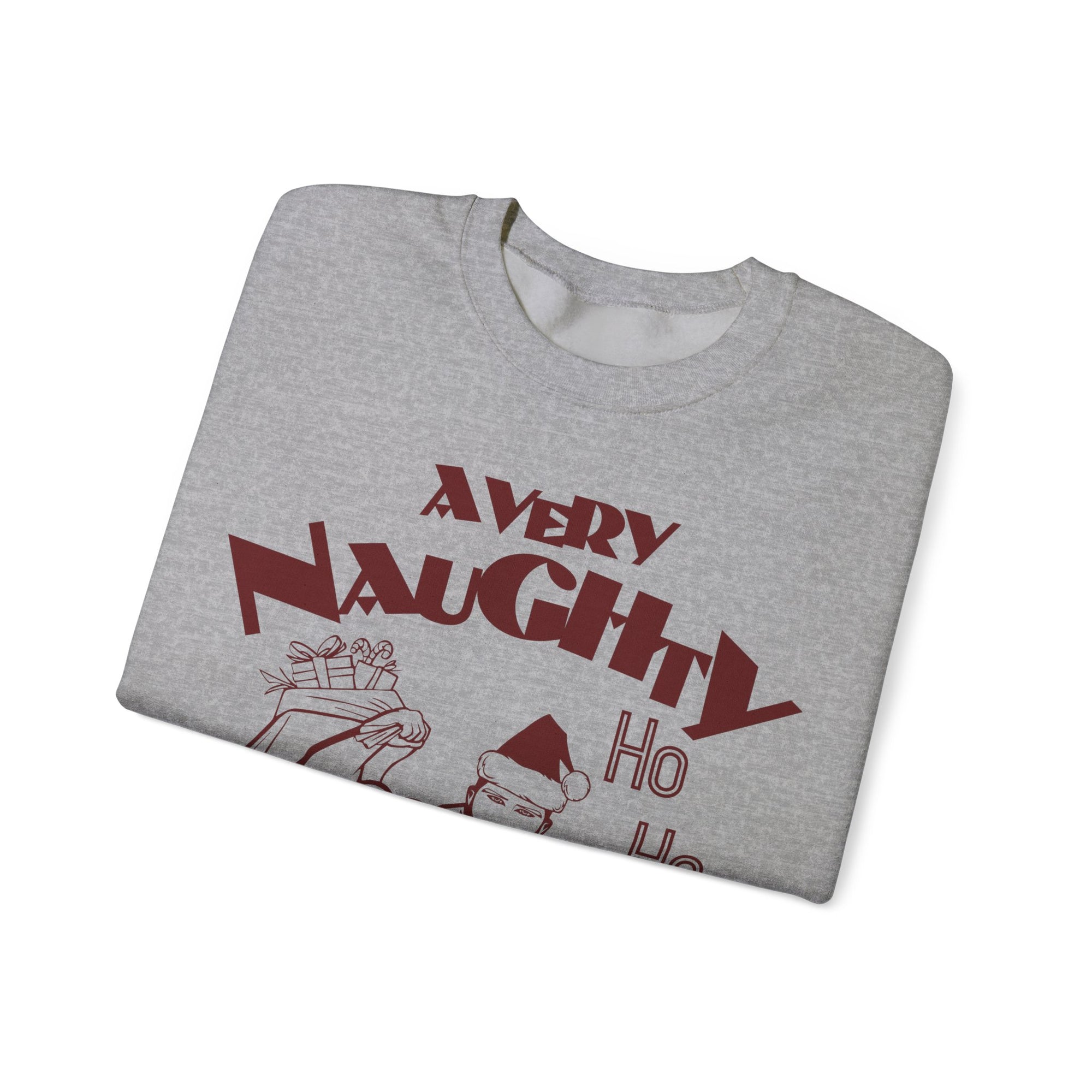 A Very Naughty Ho, Santa Muscle Bear Gildan Pullover