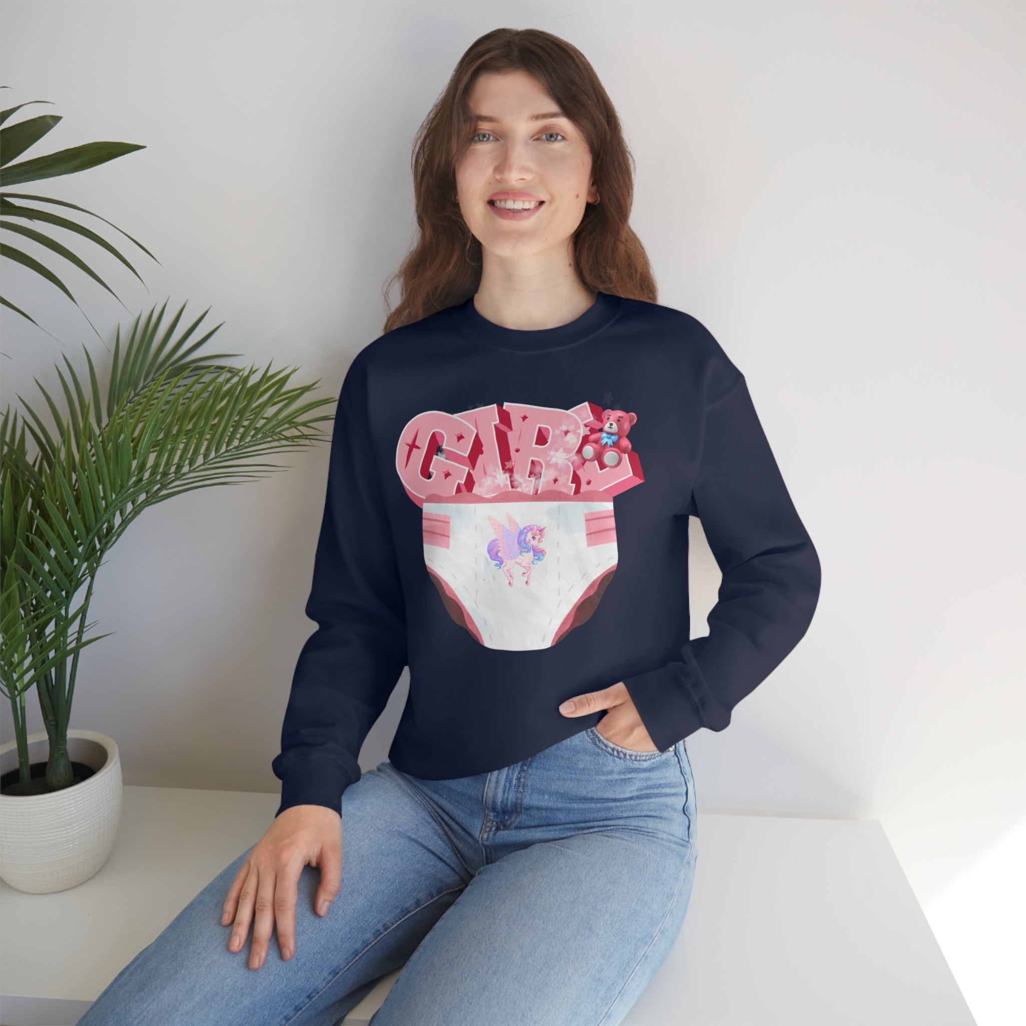 Diaper Girl Sweatshirt - Sweatshirt - Twisted Jezebel
