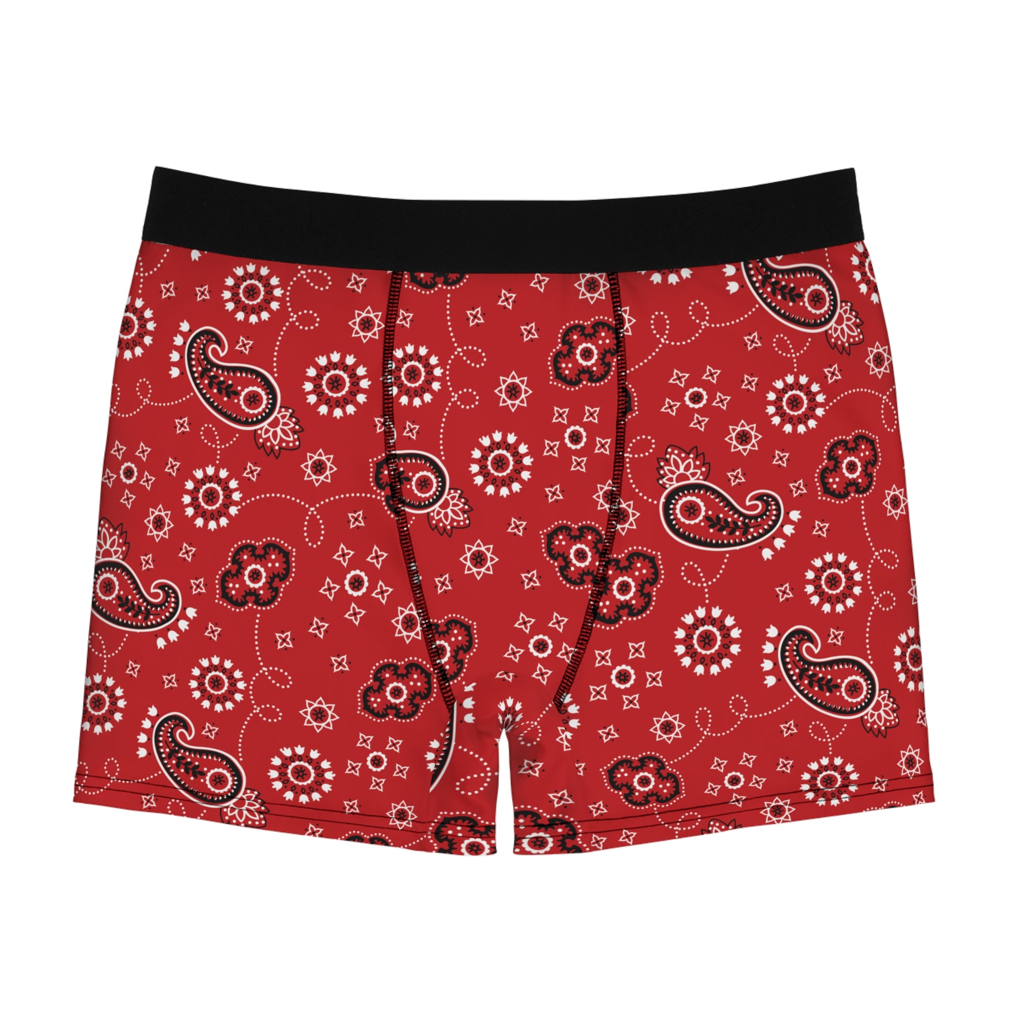 Men's Boxer Briefs Hanky Code: Red