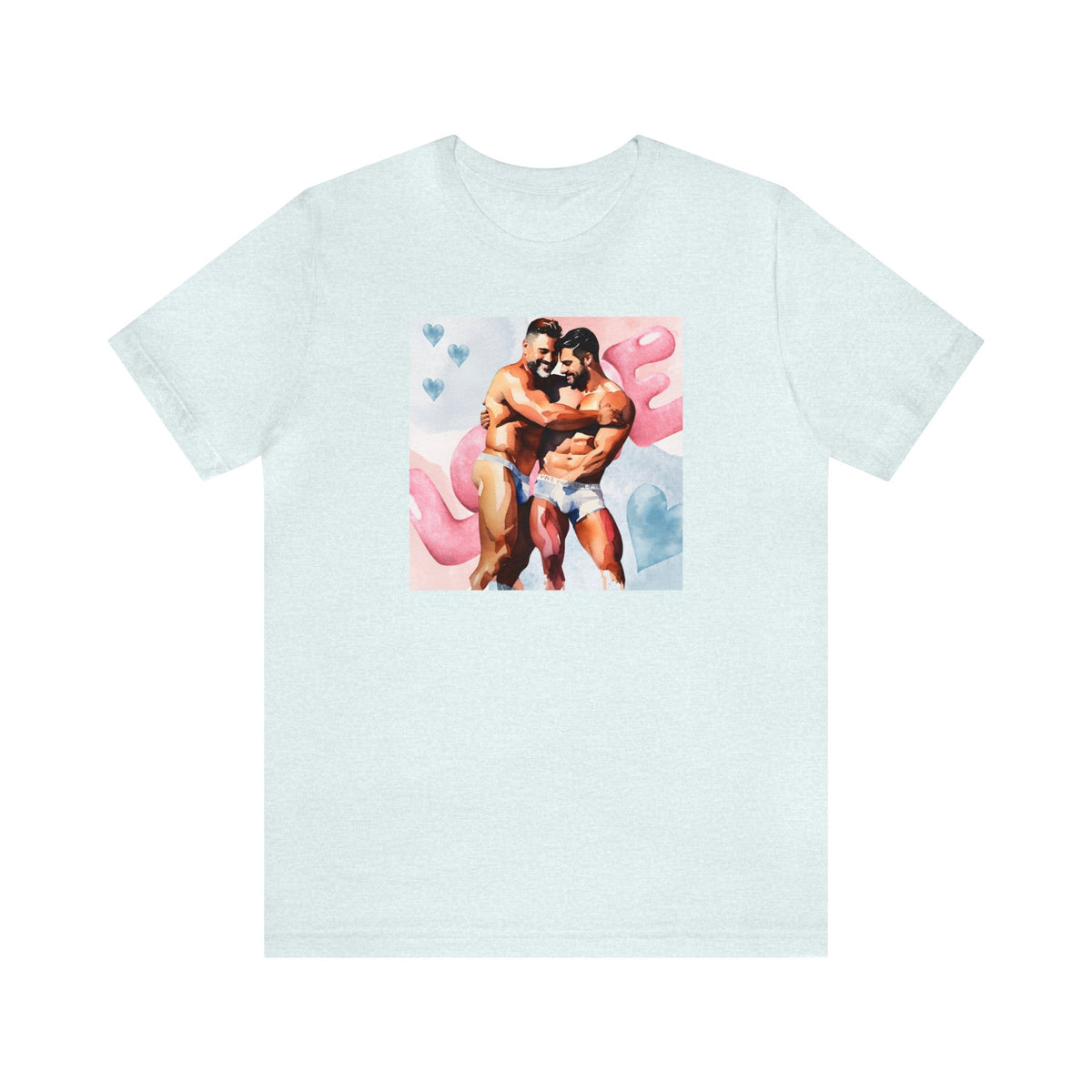Gay Valentines: "Embrace of Affection" Tee - T-Shirt - Twisted Jezebel