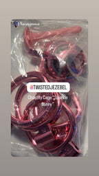 Sparkle Bunny Chastity Cages