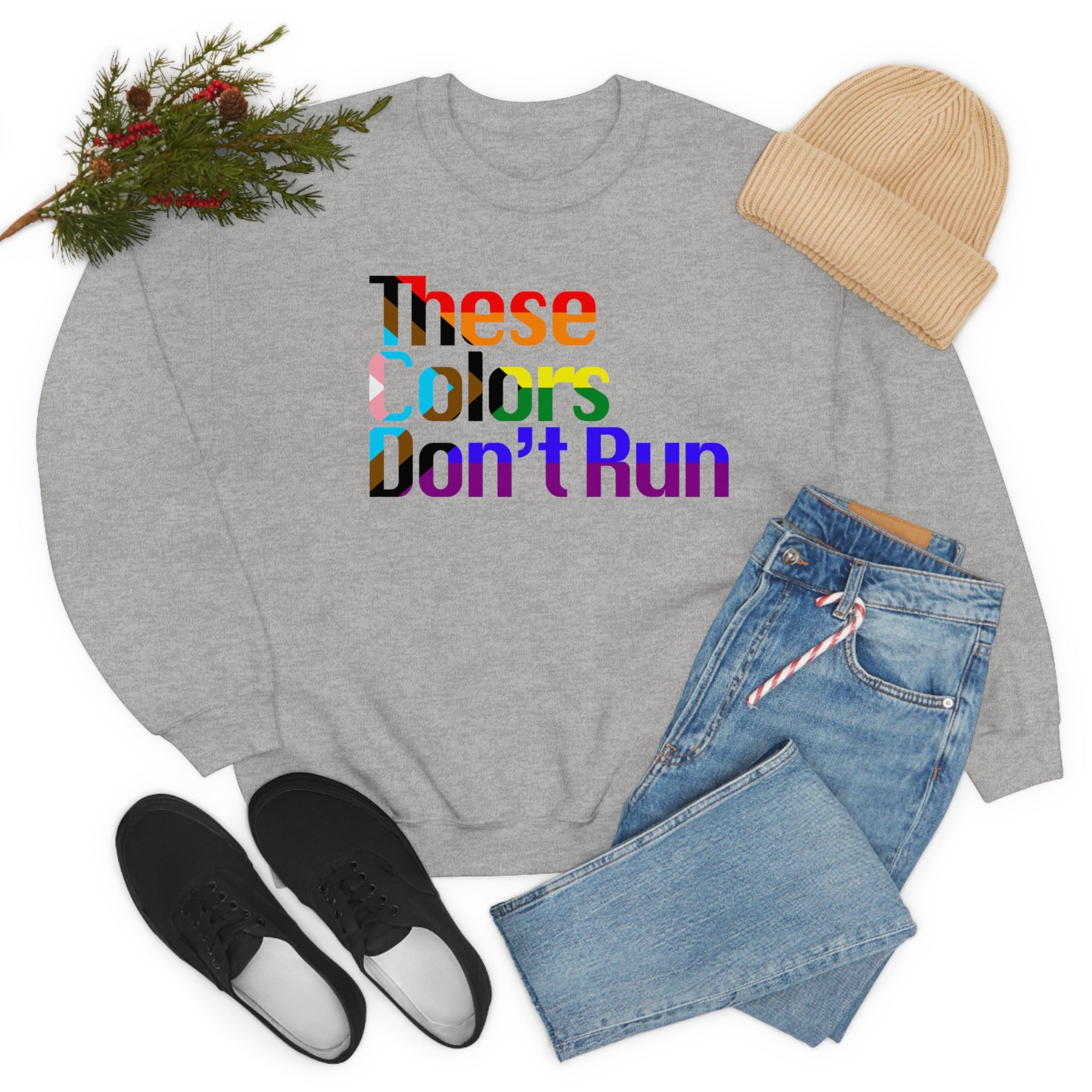 These Colors Don't Run Pullover - Sweatshirt - Twisted Jezebel