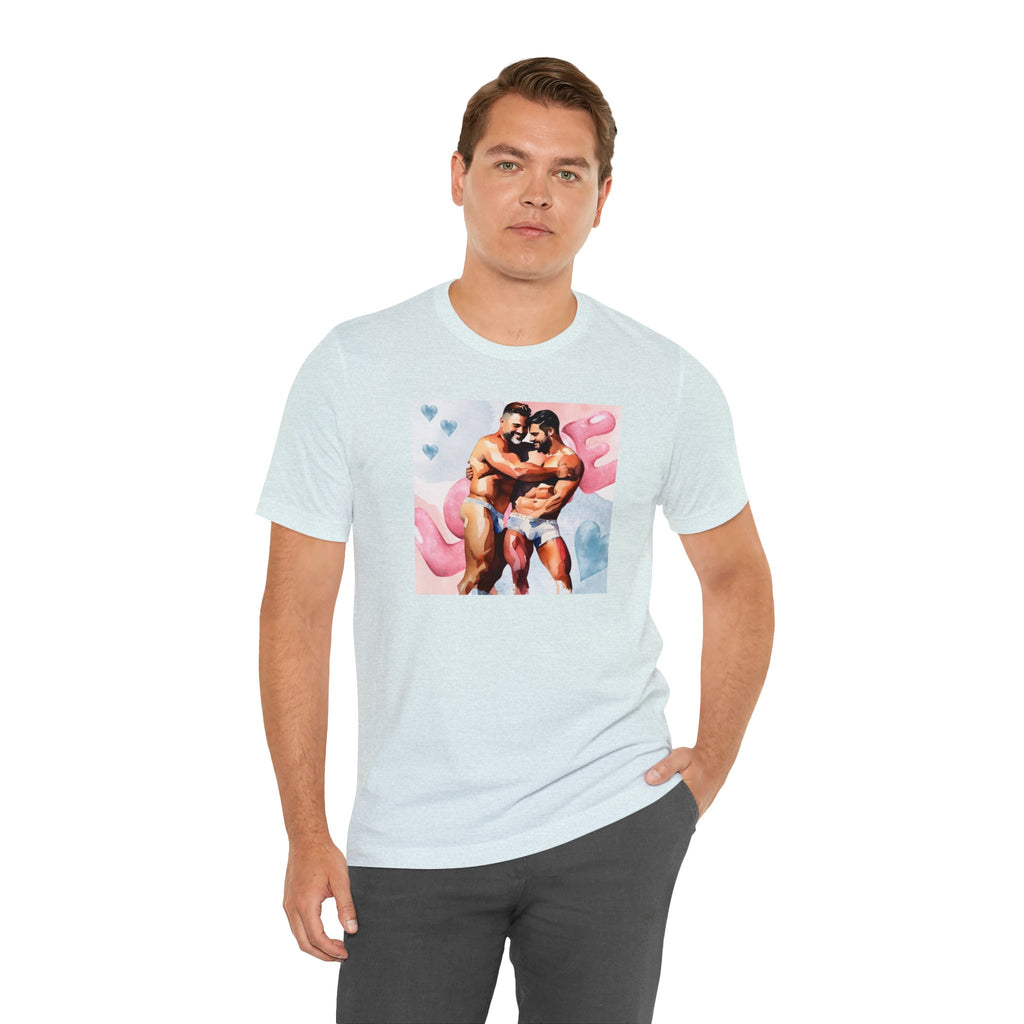 Gay Valentines: "Embrace of Affection" Tee - T-Shirt - Twisted Jezebel