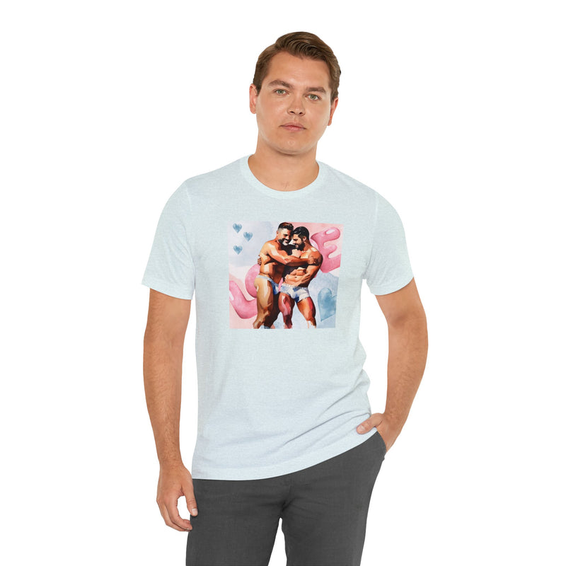 Gay Valentines: "Embrace of Affection" Tee - T-Shirt - Twisted Jezebel