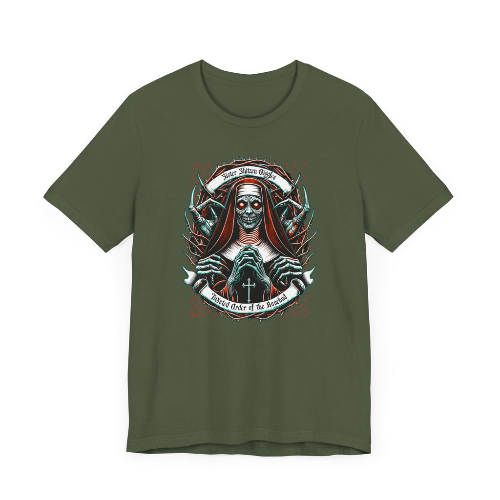 Sister Shitzen Giggles from the Twisted Order of the Rosebud Tee