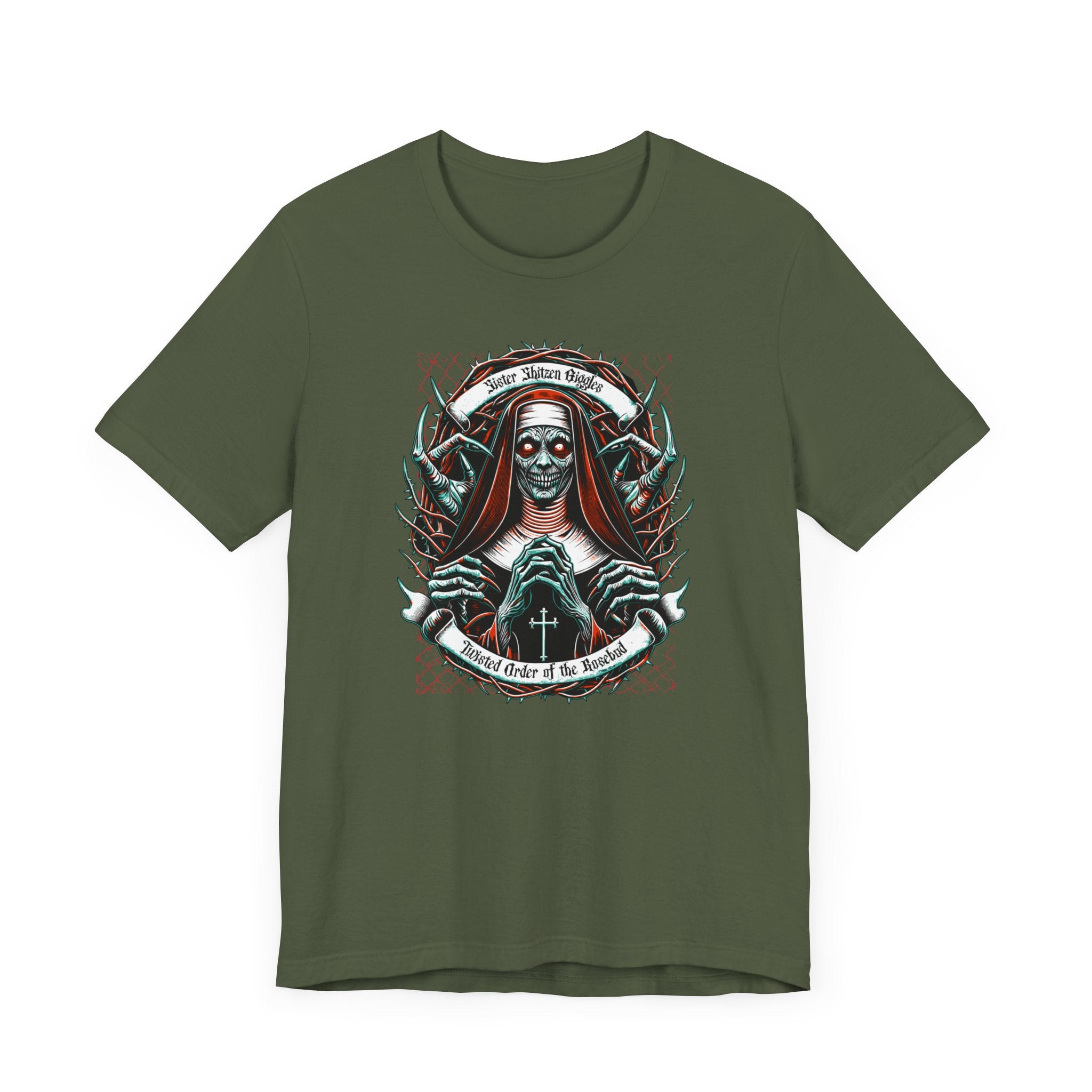 Sister Shitzen Giggles from the Twisted Order of the Rosebud Tee