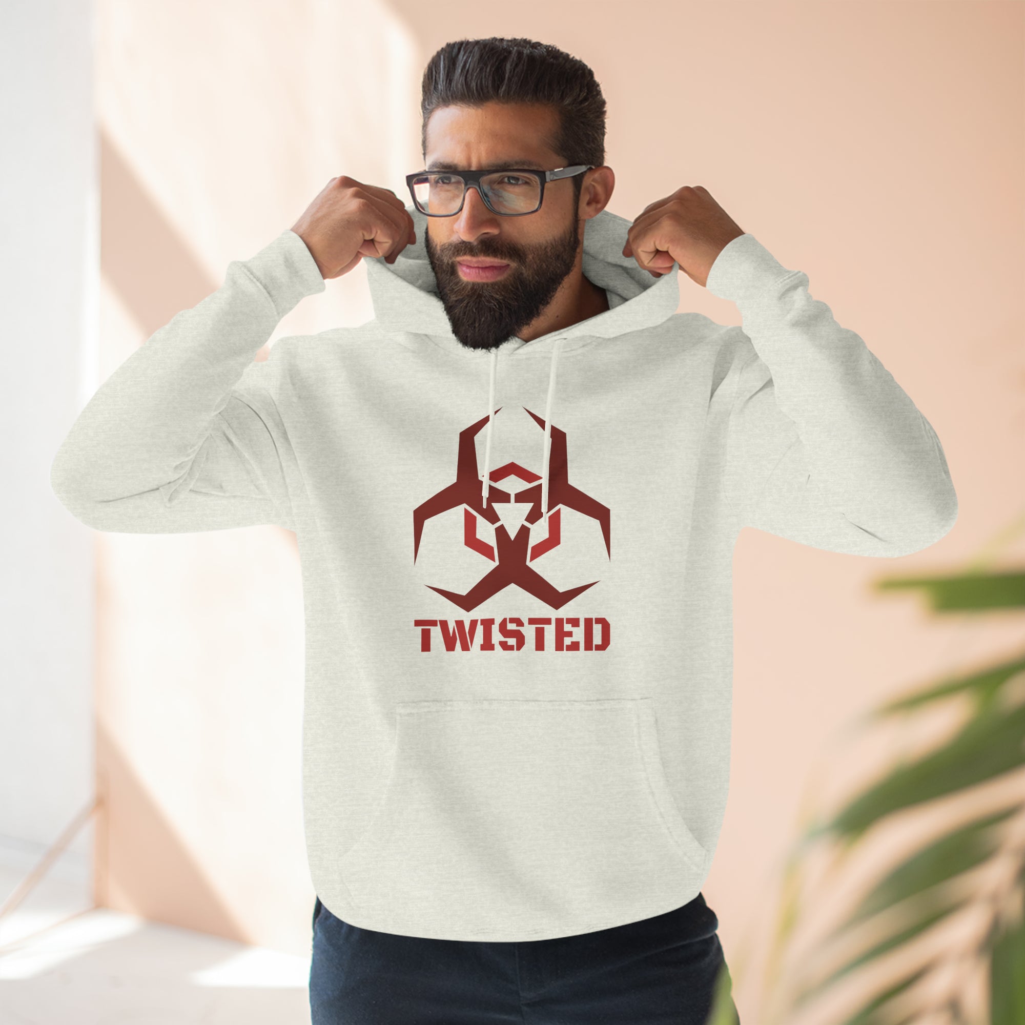 Biohazard Three-Panel Fleece Hoodie - Hoodie - Twisted Jezebel