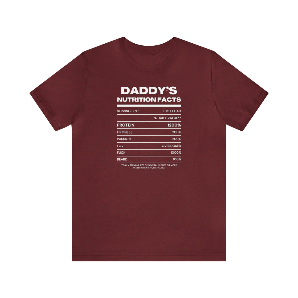 Daddy's Nutrition Facts Tee - Tee - Twisted Jezebel