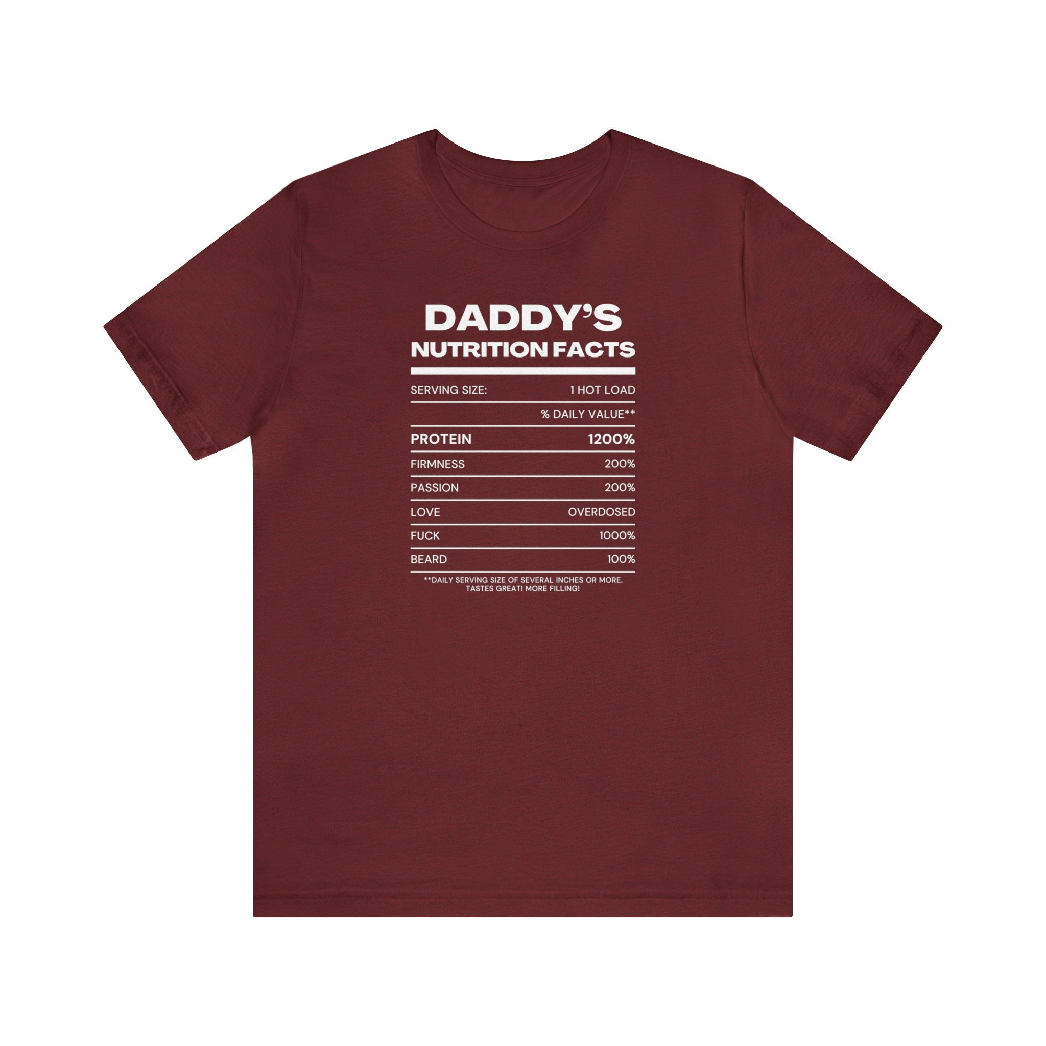 Daddy's Nutrition Facts Tee - Tee - Twisted Jezebel