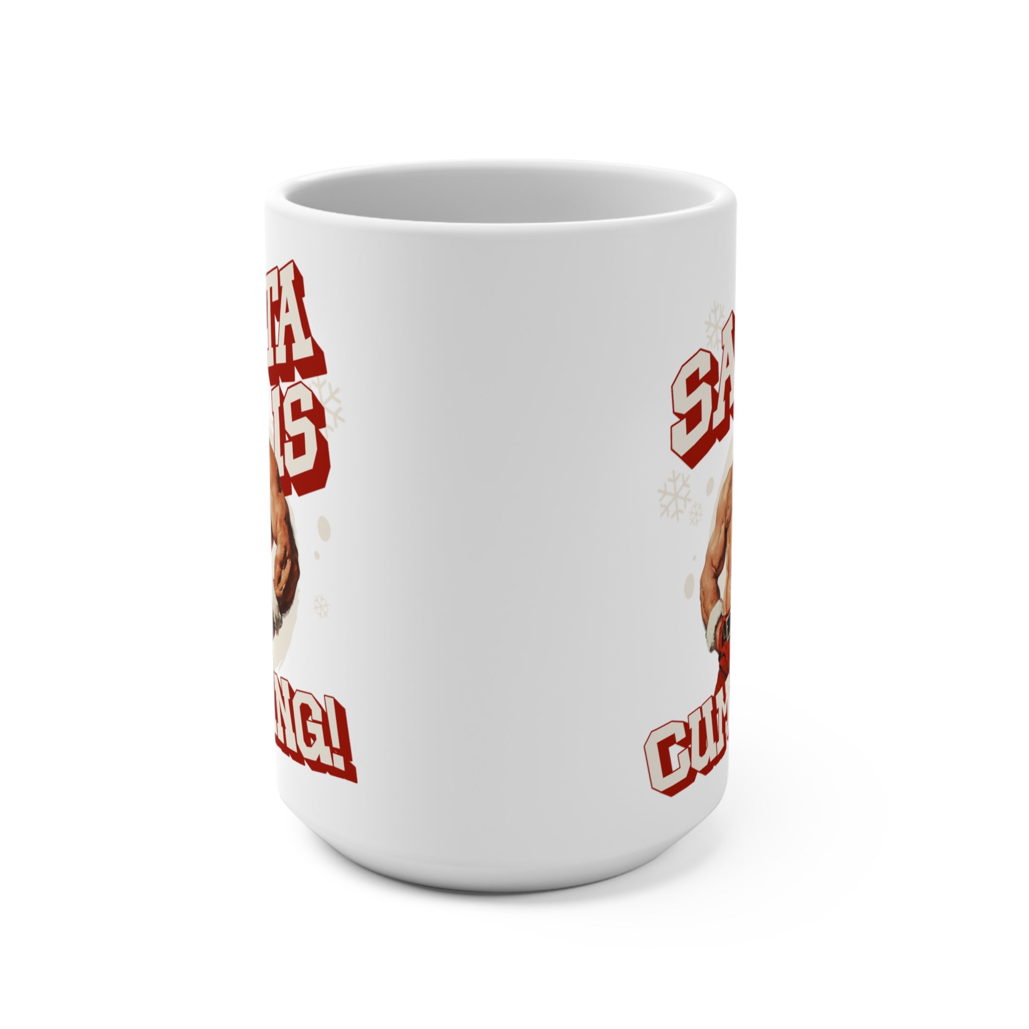 Santa Is Cumming 15oz Coffee Mug