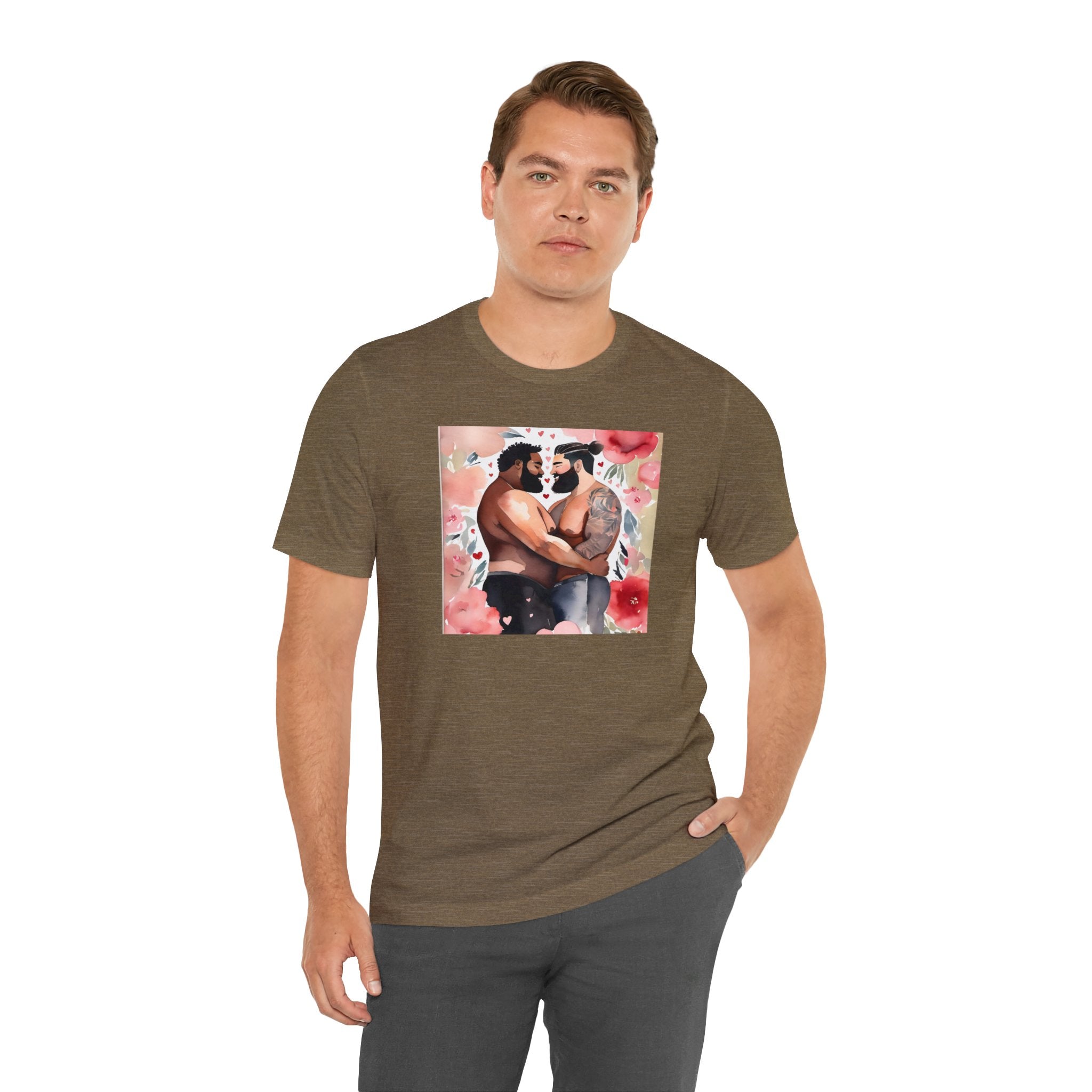 Gay Valentines: "Blossoming Love" Tee - T-Shirt - Twisted Jezebel