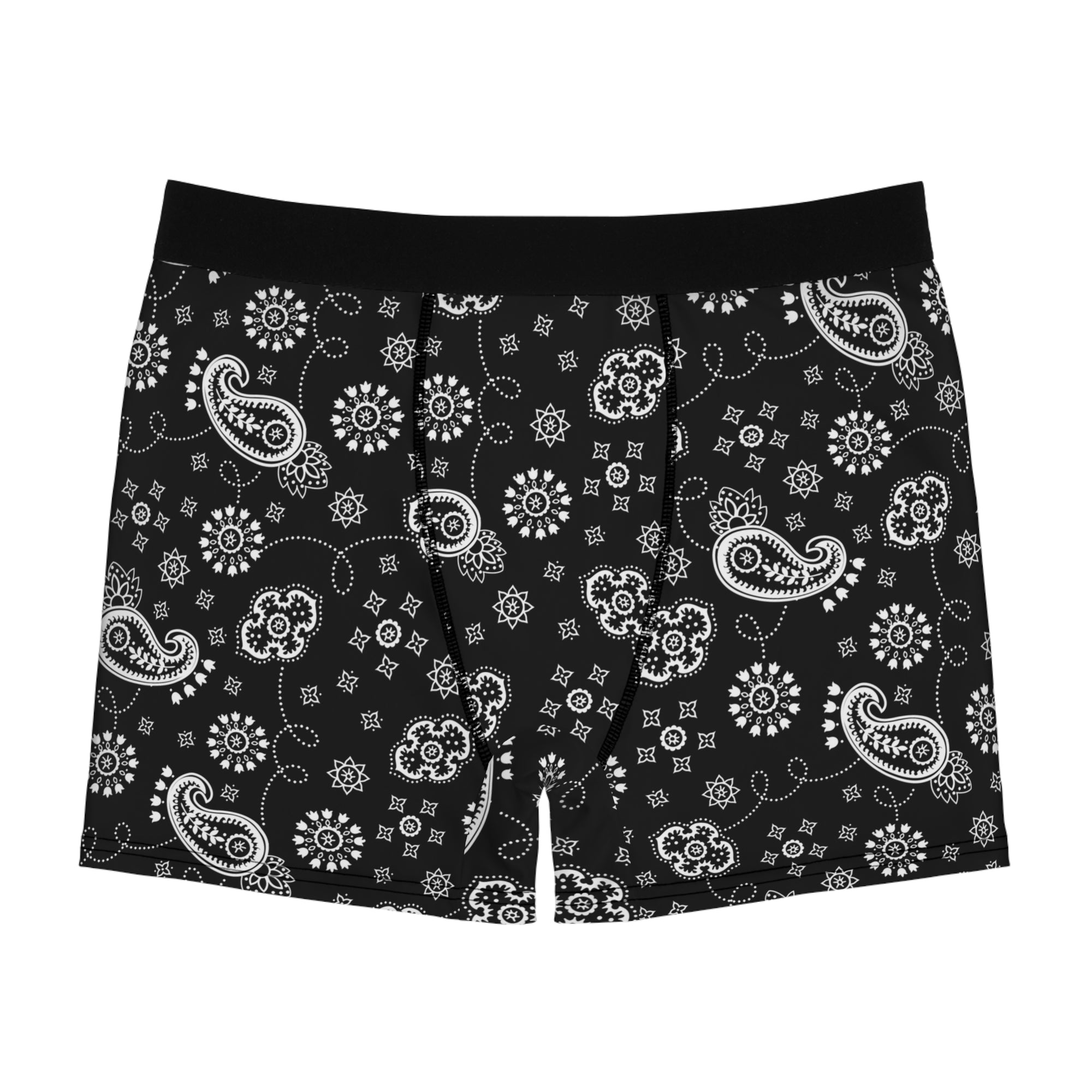 Men's Boxer Briefs Hanky Code: Black
