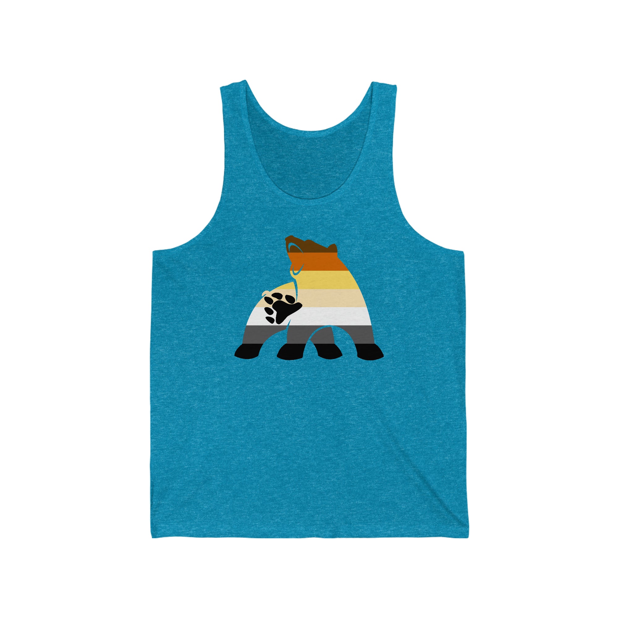 Bear Brotherhood Flag Silhouette Tank - Tank - Twisted Jezebel