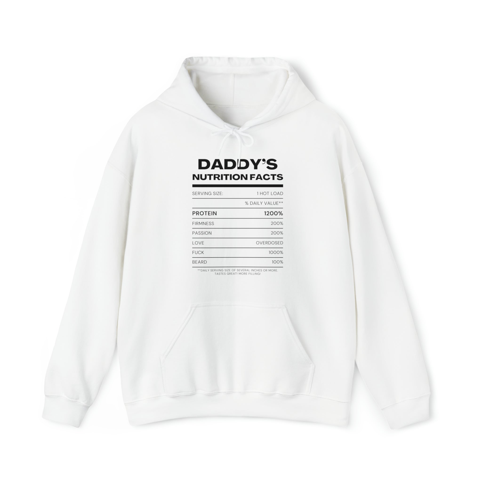 Daddy's Nutrition Facts Hoodie - Hoodie - Twisted Jezebel