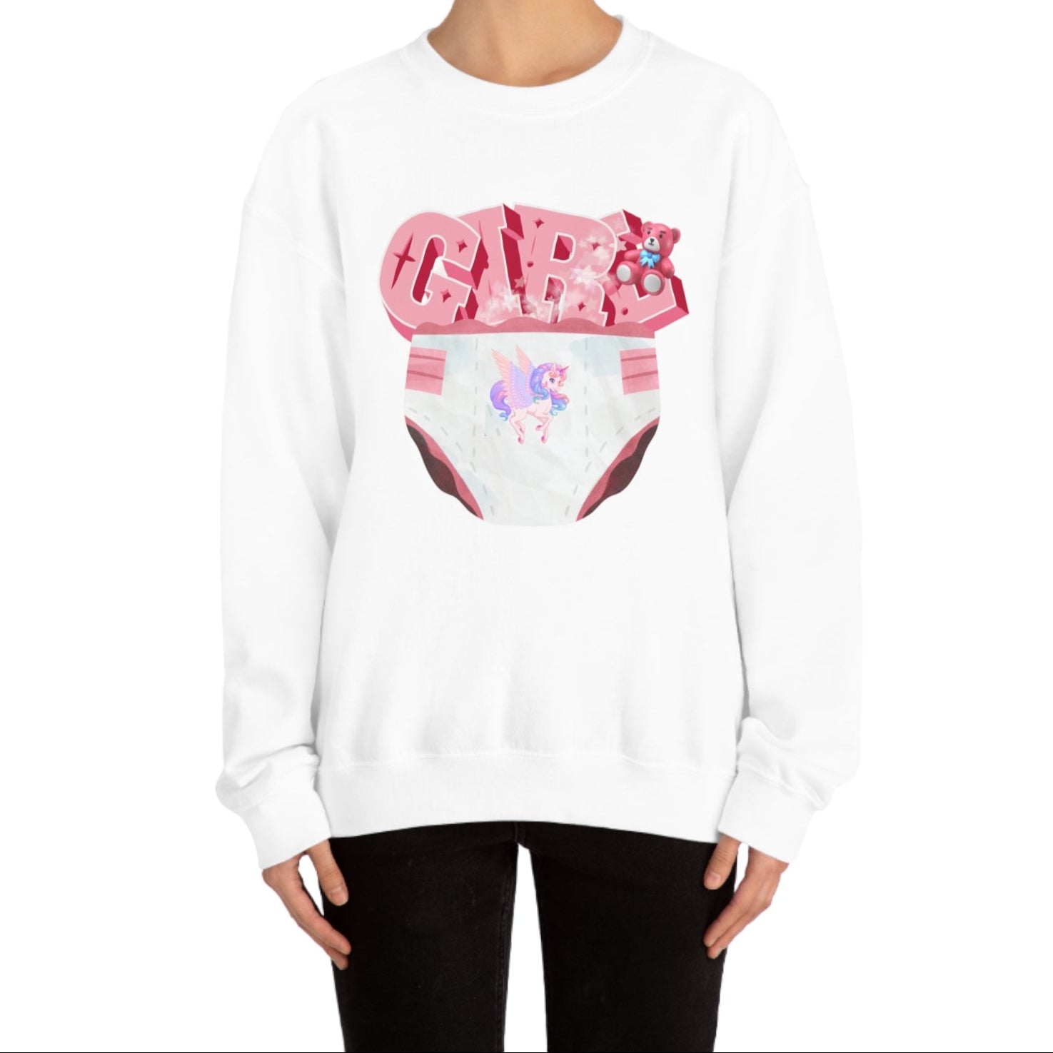 Diaper Girl Sweatshirt - Sweatshirt - Twisted Jezebel