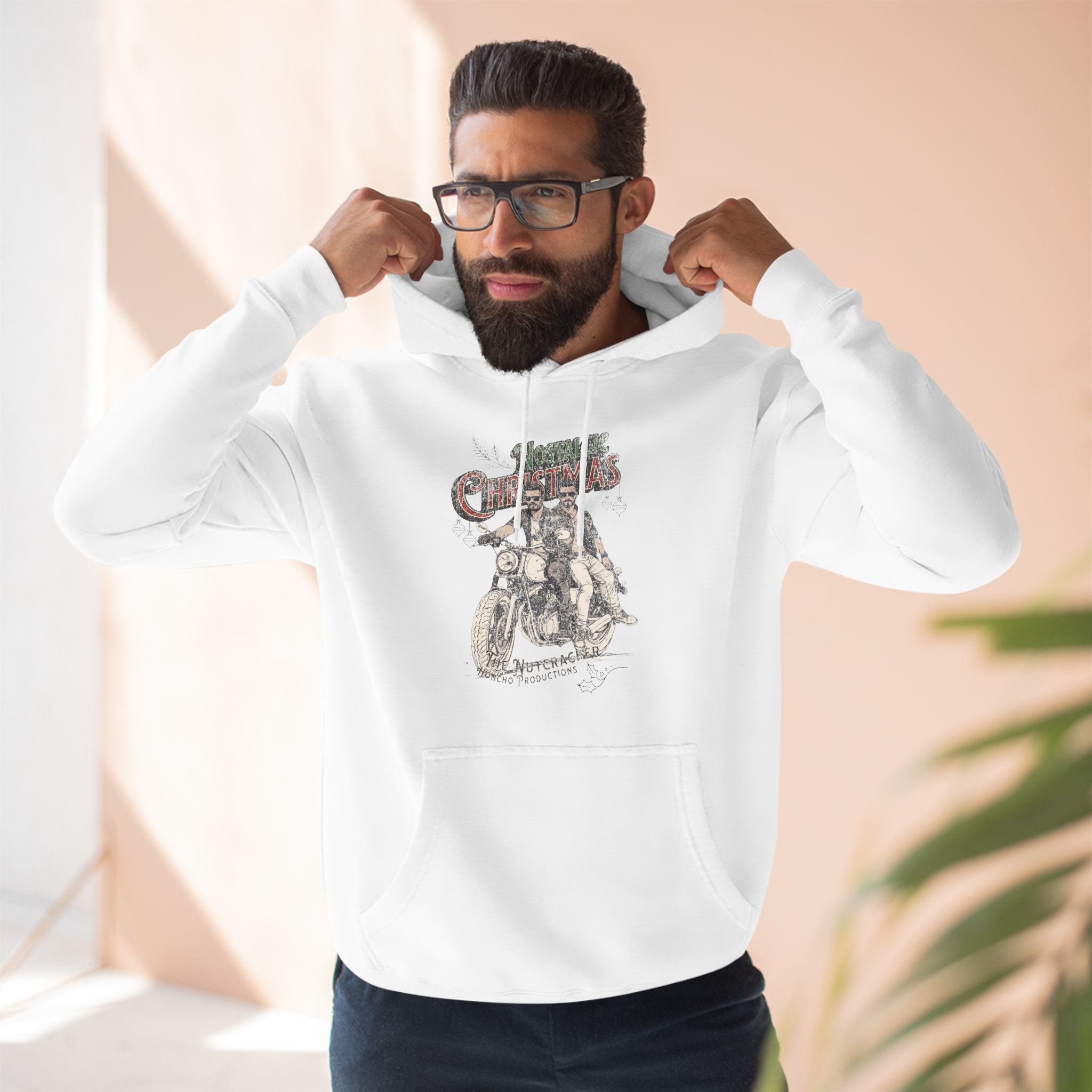 A Honcho Inspired Nostalgic Christmas Three-Panel Fleece Hoodie