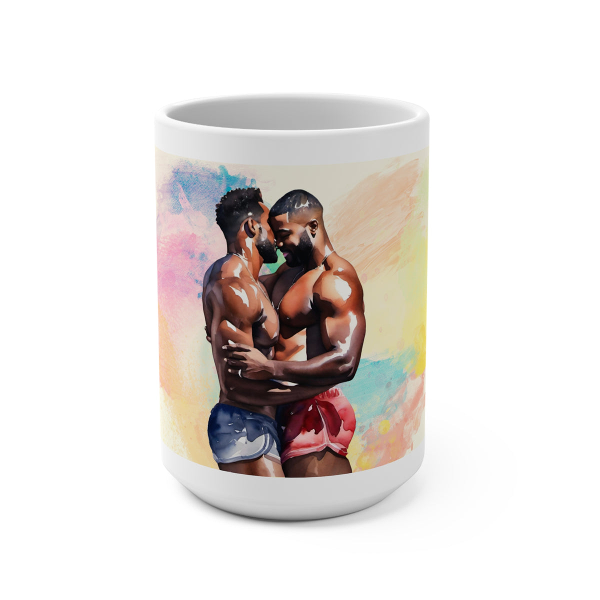 Gay Valentine: Sunset Embrace Mug - Mug - Twisted Jezebel